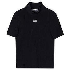 Miu Miu Punto para mujer Negro