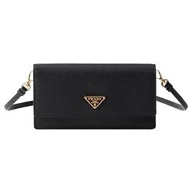 Prada Mini sac en cuir Saffiano Noir