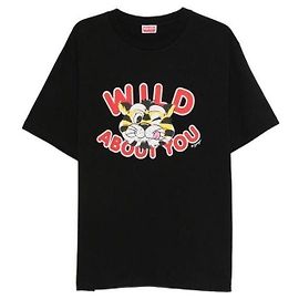 Kenzo Wild Tiger Cotton T-Shirt Black