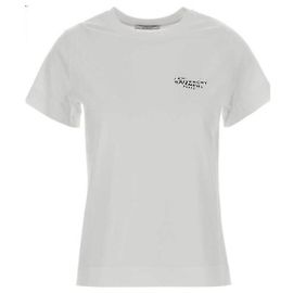 Givenchy Camiseta de algodão com estampa de logotipo Branco