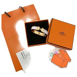 Hermès Pulseira Click PM Branco