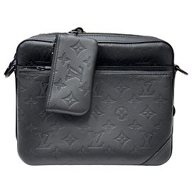Louis Vuitton Shadow Trio Messenger Bag Black