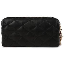 Saint Laurent Pochette Cassandra in agnello Nero