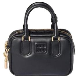 Miu Miu Sac en cuir Arcadia Noir