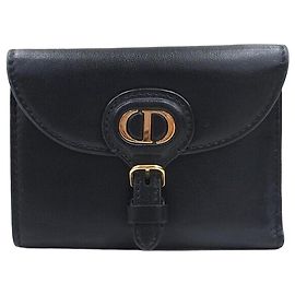 Dior Barbie Leather Mini Wallet Black