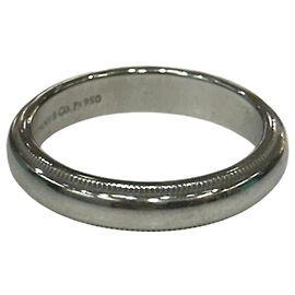 Tiffany & Co Together Millgrain Platinring Braun
