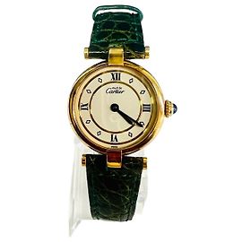 Cartier Round Must Watch Golden