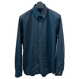 Dior Camicia in jacquard Oblique Nera Nero