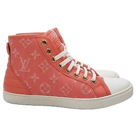 Louis Vuitton Canvas Women's High Top Pink