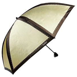 Fendi Guarda-chuva com acabamento dourado Marrom