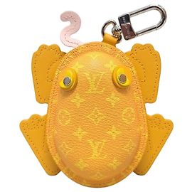 Louis Vuitton Yellow Monogram LV Frog Bag Charm Keyring Yellow