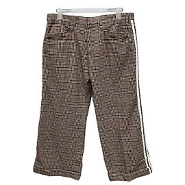 Gucci Adidas Horsebit Check Three Stripes Wool Pants Multiple colors