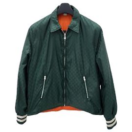 Gucci GG Jacquard Reversible Jacket Black