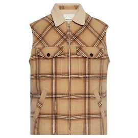 Isabel Marant Check Vest Orange