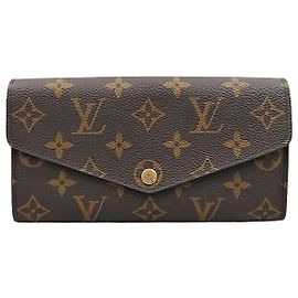Louis Vuitton Cartera Larga Monogram Sara Negro