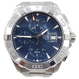 Tag Heuer Aquaracer Blue Dial Stainless Steel Watch Blue