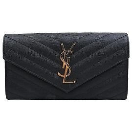 Saint Laurent Monogram Flap Long Wallet Multiple colors