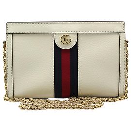 Gucci Bolso de Hombro Ophidia GG Supreme Blanco