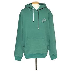 Louis Vuitton Bestickter Signature Hoodie Grün