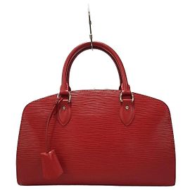 Louis Vuitton Sac cabas Epi Poincaré PM Rouge
