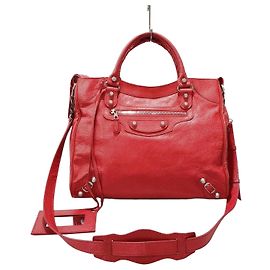 Balenciaga Sac Giant Velo City Rouge