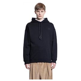 Loewe Sudadera de algodón con ajuste relajado Negro