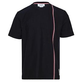 Thom Browne RWB Streifen T-Shirt Blau