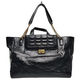 Jimmy Choo Borsa a tracolla smaltata Nero