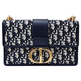 Dior Bolsa Montaigne com corrente Oblique Multicor