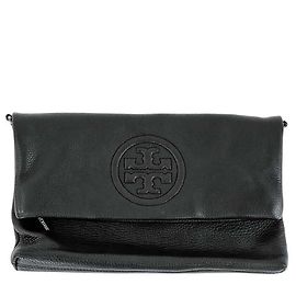 Tory Burch Bolsa de ombro de couro Preto