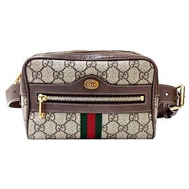 Gucci Ophidia GG Supreme Gürteltasche Braun