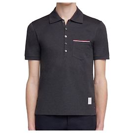Thom Browne Classic RWB Polo Shirt Braun