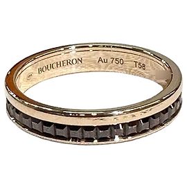 Boucheron Aliança Quattro Classic em Ouro Rosa Rosa