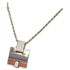 Hermès Eileen Halskette Gold Mehrfarben