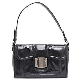 Salvatore Ferragamo Mini Shoulder Bag Black