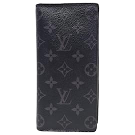 Louis Vuitton Eclipse Monogram Brazza Wallet Black