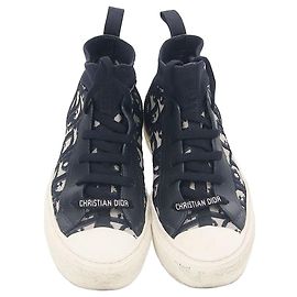 Dior Sneakers Technical Mesh Deep Blue Oblique Size Blue