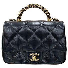 Chanel Mini Flap Bag con catena dorata D'oro
