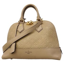 Bolsa Louis Vuitton Monogram Empreinte Neo Alma PM Cinza