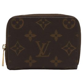 Portafoglio monete Zippy Monogram marrone Louis Vuitton Marrone