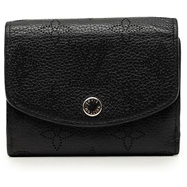 Louis Vuitton Black Monogram Mahina Iris XS Black