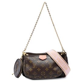 Louis Vuitton Marrone Monogram Multi Pochette Accessoires Marrone