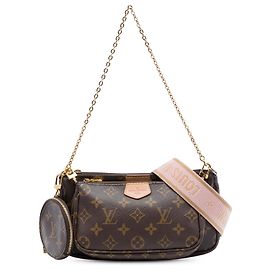 Louis Vuitton Marrom Monogram Multi Pochette Accessoires Marrom