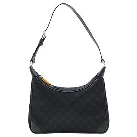 Louis Vuitton Black Monogram Mini Satin Boulogne Black