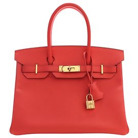 Hermès Red Epsom Birkin Retourne 30 Rosso