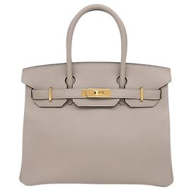 Hermès Marron Epsom Birkin Retourne 30 Marron Taupe