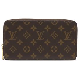 Louis Vuitton Brown Monogram Zippy Organizer Wallet Brown