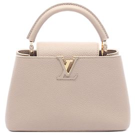 Louis Vuitton Beige Taurillon Capucines BB Beige