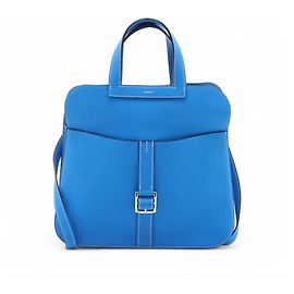 Hermès Blue Clemence Halzan 31 Bleu