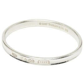 Tiffany & Co. 1837 Narrow Bangle Bracelet Silvery